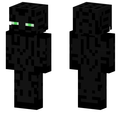Green Ender Man Minecraft skin