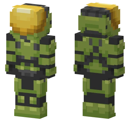 Green Eva Spartan Minecraft skin