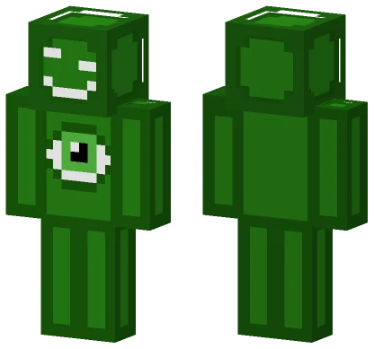 Green Eye Ball Thing Minecraft skin