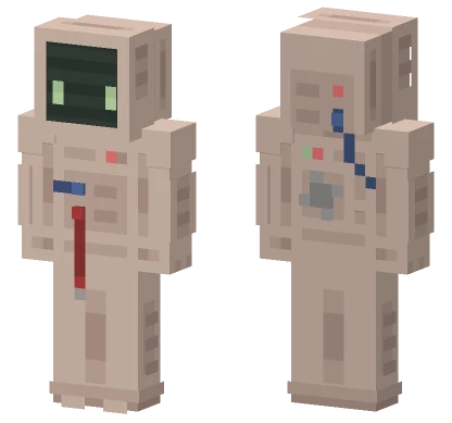Loading Screen Character Minecraft skin