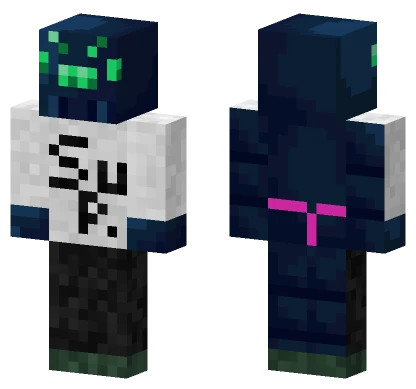 Green Eyed Monster Minecraft skin