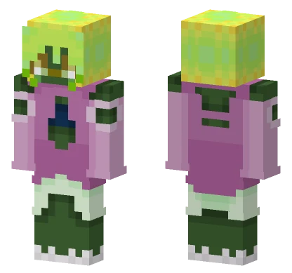 Green Faced Monster Minecraft skin