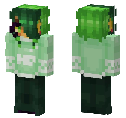 Green Fishmas Minecraft skin