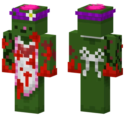 Green Forest Creature Minecraft skin