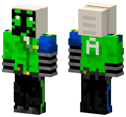 Green Forest Explorer Minecraft skin