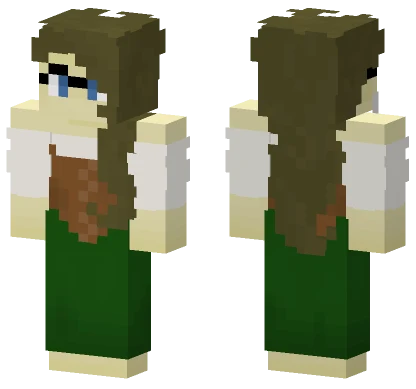 Green Forest Guardian Minecraft skin