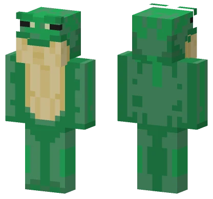 Green Froggy Buddy Minecraft skin