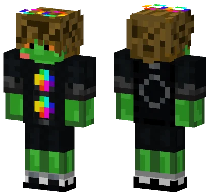 Green Froggy Outfit Minecraft skin
