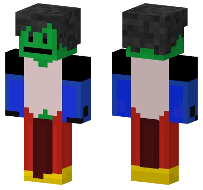 Green Froggy Suit Minecraft skin