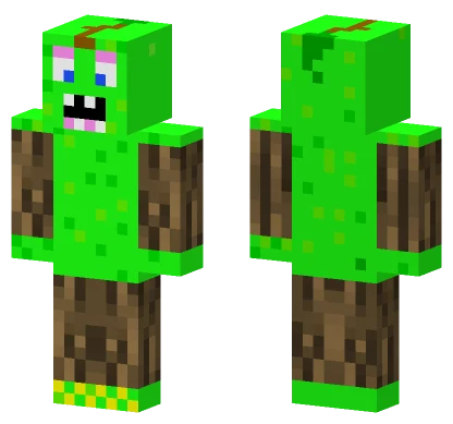 Green Furcorn Minecraft skin