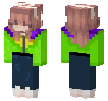 Green Girl 2 Minecraft skin