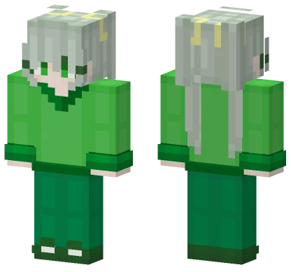 Green Girl Remake Minecraft skin