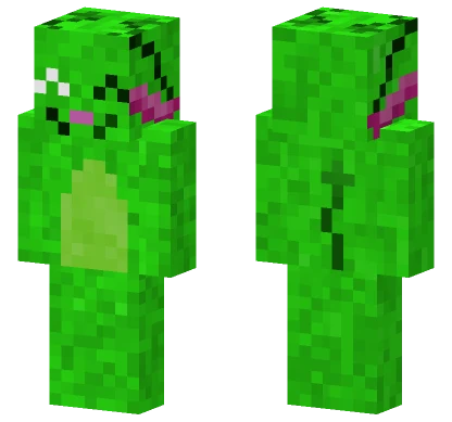 Green Grass Creature Minecraft skin