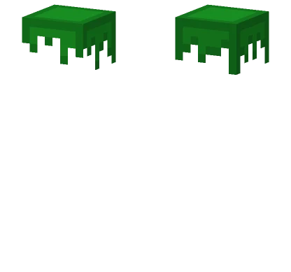 Green Hair Baseplate Minecraft skin