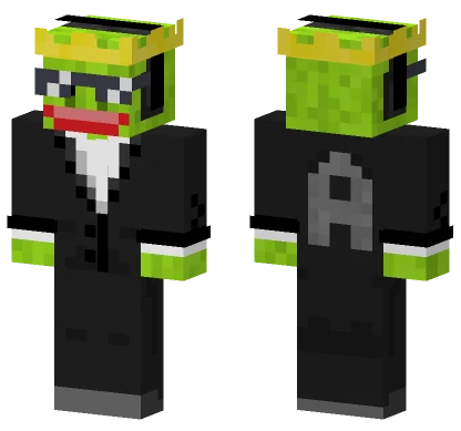 Green Hat Character Minecraft skin