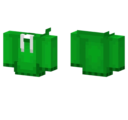 Green Hoodie Template Minecraft skin