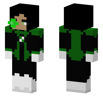 Green Lantern Jessica Cruz Minecraft skin