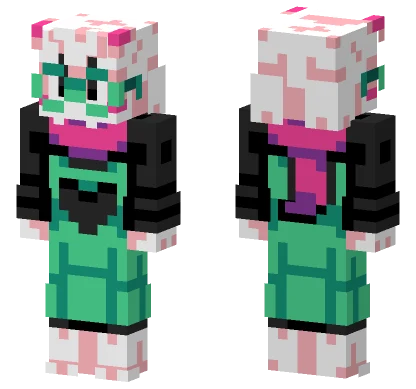 Green Mage Robes Minecraft skin