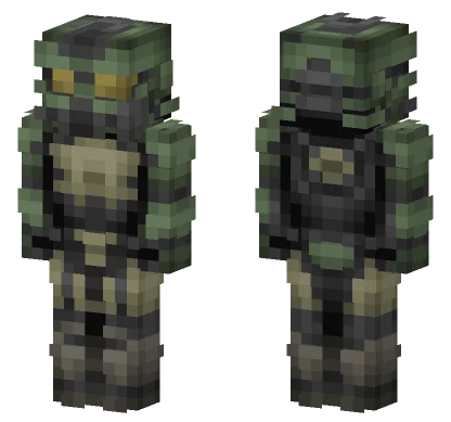 Green Military Operator Minecraft skin