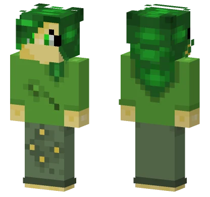 Green Military Uniform Minecraft skin