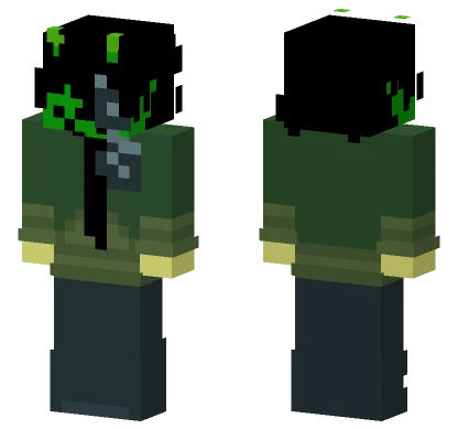 Green Monster Suit Minecraft skin