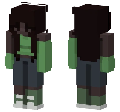 Green Moonlight Minecraft skin