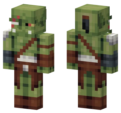 Green Orc Skin Minecraft skin