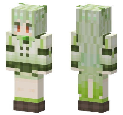 Green Outfit Minecraft skin