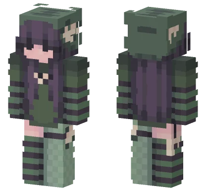 Green Outfit Minecraft skin