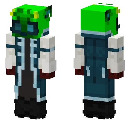 Green Pig Creature Minecraft skin