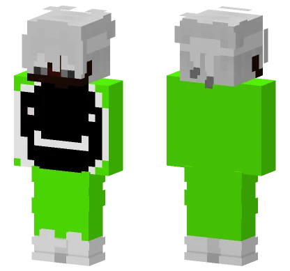 Green Pixelated Boy Minecraft skin