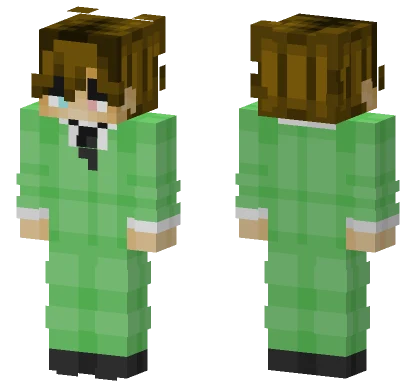Green Plaid Boy Minecraft skin