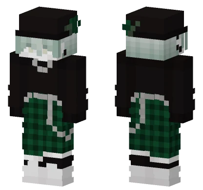 Green Plaid Boy Minecraft skin