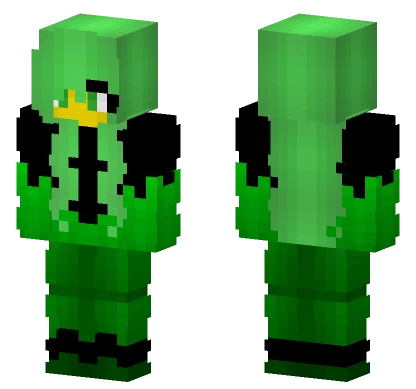 Green Poison Outfit Minecraft skin