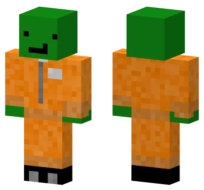 Green Prisoner Outfit Minecraft skin