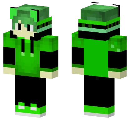 Green Prozz Minecraft skin
