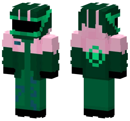 Green Racer Minecraft skin
