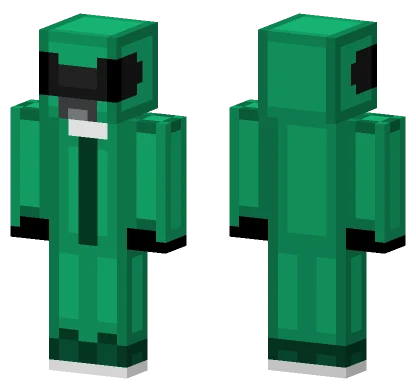 Green Racer Girly 789 Minecraft skin