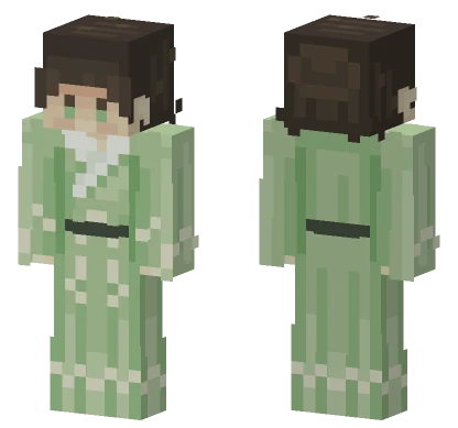 Green Robe Minecraft skin