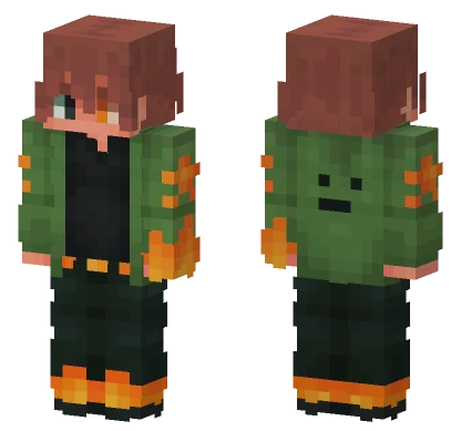 Green Samurai Minecraft skin