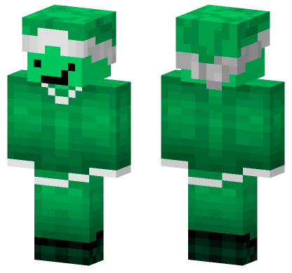 Green Santa Hat Outfit Minecraft skin