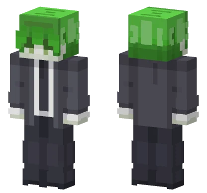 Green Slime Hoodie Minecraft skin