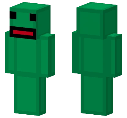 Green Slime Monster Minecraft skin