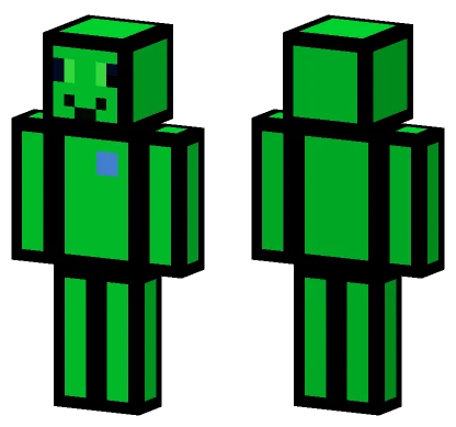 Green Snake Minecraft skin
