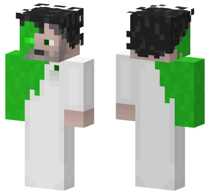 Slime Scientist Outfit Minecraft skin
