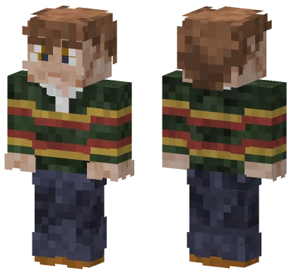 Green Striped Jumper Minecraft skin