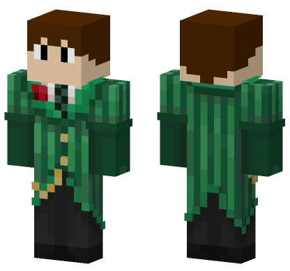Green Suit Gentleman Minecraft skin