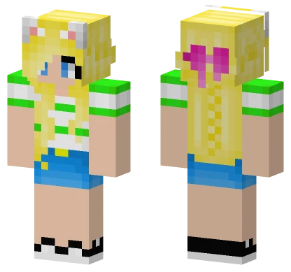 Green Summer Minecraft skin