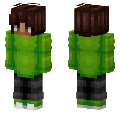 Green Sweater Boy Minecraft skin