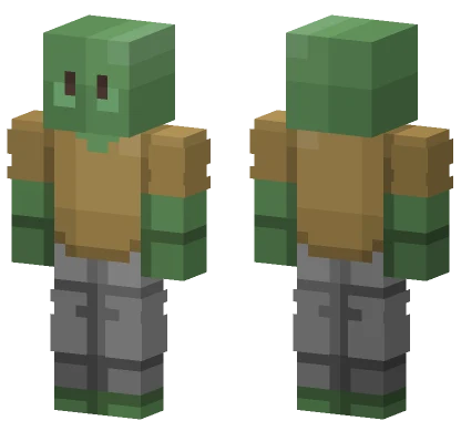 Green Zombie Boy Minecraft skin